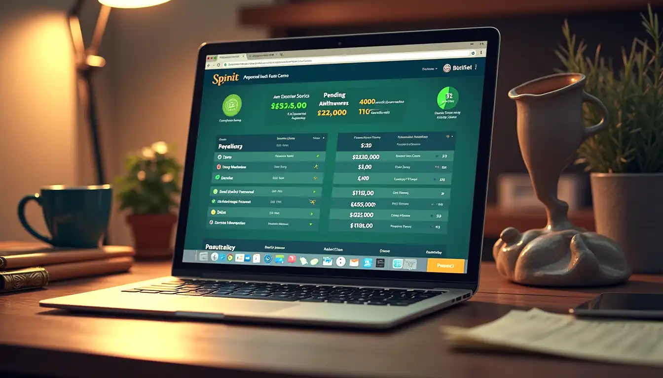 Spirit Casino payout dashboard and withdrawal status timeline
